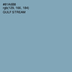 #81A6B8 - Gulf Stream Color Image
